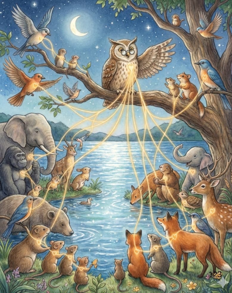 The Great Invisible Thread the whole forest